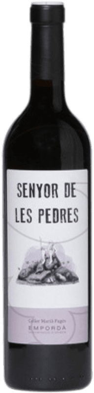 13,95 € Бесплатная доставка | Красное вино Marià Pagès Senyor de les Pedres Negre старения D.O. Empordà Каталония Испания бутылка 75 cl
