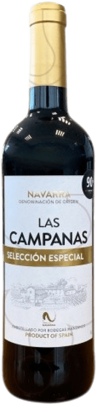 6,95 € Бесплатная доставка | Красное вино Manzanos Las Campanas Selección Especial Молодой D.O. Navarra Наварра Испания бутылка 75 cl