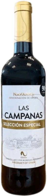 5,95 € Envío gratis | Vino tinto Manzanos Las Campanas Selección Especial Joven D.O. Navarra Navarra España Botella 75 cl