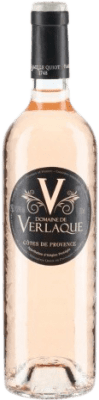 14,95 € 免费送货 | 玫瑰酒 Domaine de Verlaque Rose 年轻的 A.O.C. Côtes de Provence 普罗旺斯 法国 瓶子 75 cl