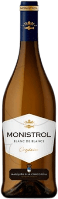 5,95 € 送料無料 | 白ワイン Marqués de Monistrol Blanc de Blancs 若い D.O. Catalunya カタロニア スペイン Macabeo, Xarel·lo, Chardonnay, Gewürztraminer ボトル 75 cl