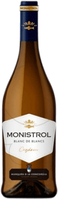 5,95 € Free Shipping | White wine Marqués de Monistrol Blanc de Blancs Young D.O. Catalunya Catalonia Spain Macabeo, Xarel·lo, Chardonnay, Gewürztraminer Bottle 75 cl