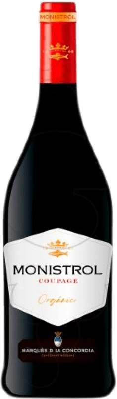 5,95 € Spedizione Gratuita | Vino Rosso Marqués de Monistrol Crianza — Invecchiato in Botte D.O. Catalunya Catalogna Spagna Bottiglia 75 cl