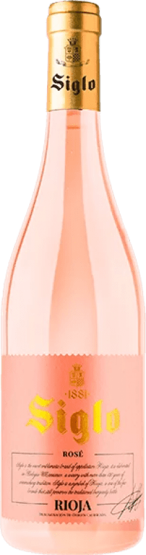 6,95 € Free Shipping | Rosé wine Manzanos Siglo Rosé Young D.O.Ca. Rioja The Rioja Spain Bottle 75 cl