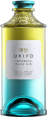 49,95 € 免费送货 | 金酒 Ukiyo Japanese Yuzu Gin 日本 瓶子 70 cl