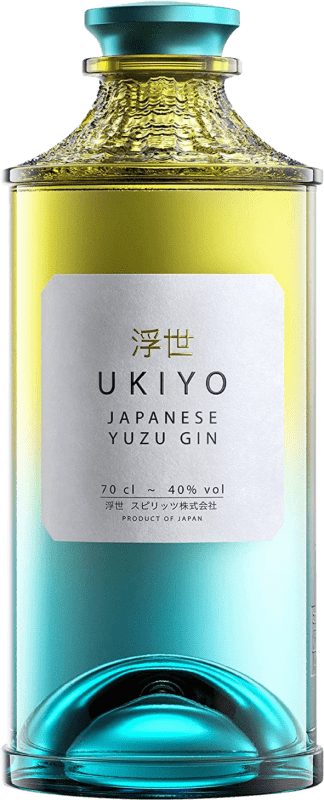 49,95 € 免费送货 | 金酒 Ukiyo Japanese Yuzu Gin 日本 瓶子 70 cl