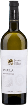 10,95 € Kostenloser Versand | Weißwein Tenuta San Giorgio Insula Jung I.G.T. Veneto Venetien Italien Manzoni Flasche 75 cl