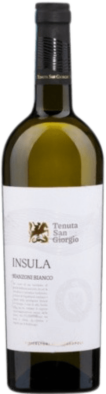 10,95 € Envio grátis | Vinho branco Tenuta San Giorgio Insula Jovem I.G.T. Veneto Vêneto Itália Manzoni Bianco Garrafa 75 cl