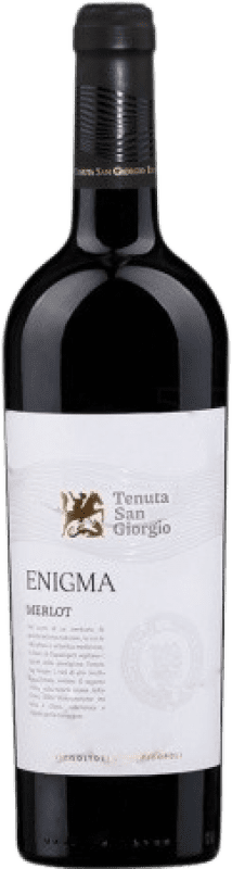 5,95 € Spedizione Gratuita | Vino rosso Tenuta San Giorgio Enigma Crianza I.G.T. Veneto Veneto Italia Merlot Bottiglia 75 cl