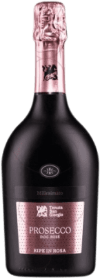 9,95 € Kostenloser Versand | Rosé Sekt Tenuta San Giorgio Millesimato Rose Trocken D.O.C. Prosecco Emilia-Romagna Italien Flasche 75 cl