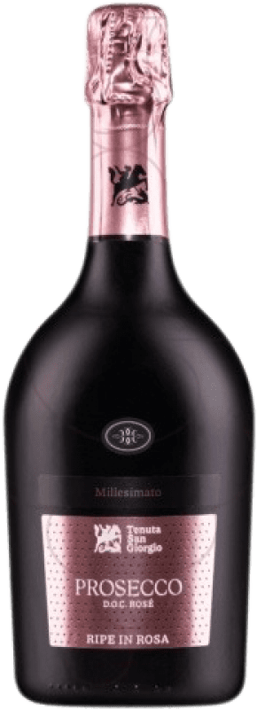 10,95 € Envío gratis | Espumoso Rosado Tenuta San Giorgio Seco Millesimato, Rosé — Rosado D.O.C. Prosecco Emilia-Romagna Italia Botella 75 cl