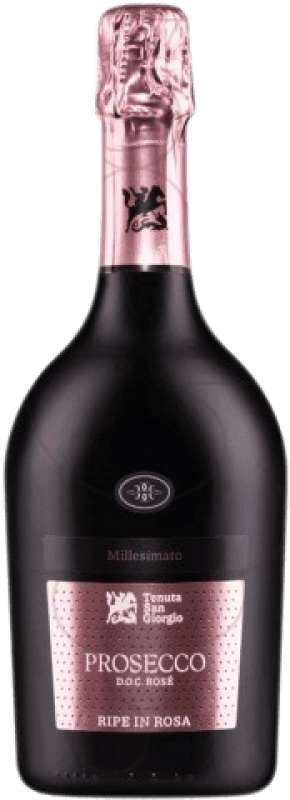 10,95 € Envoi gratuit | Rosé mousseux Tenuta San Giorgio Millesimato Rose Sec D.O.C. Prosecco Émilie-Romagne Italie Bouteille 75 cl