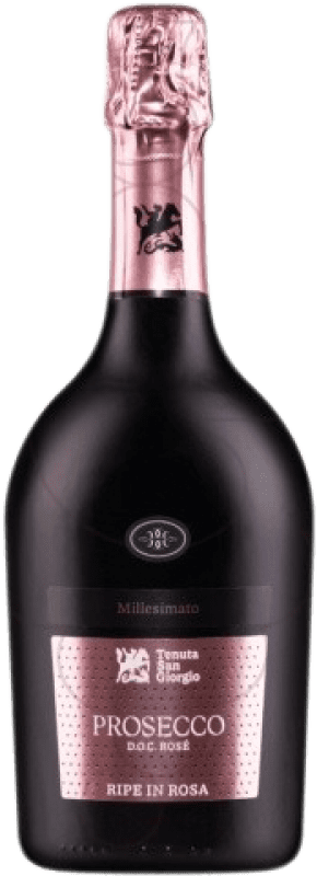 7,95 € Spedizione Gratuita | Spumante rosato Tenuta San Giorgio Millesimato Rose Secco D.O.C. Prosecco Emilia-Romagna Italia Bottiglia 75 cl