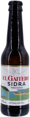 2,95 € Бесплатная доставка | Сидр El Gaitero Княжество Астурия Испания Маленькая бутылка 25 cl