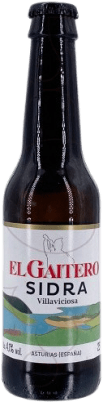 2,95 € Kostenloser Versand | Cidre El Gaitero Fürstentum Asturien Spanien Kleine Flasche 25 cl