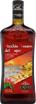 27,95 € Envio grátis | Amaro Fratelli Caffo Vecchio Amaro del Capo Red Hot Edição Limitada Itália 70 cl