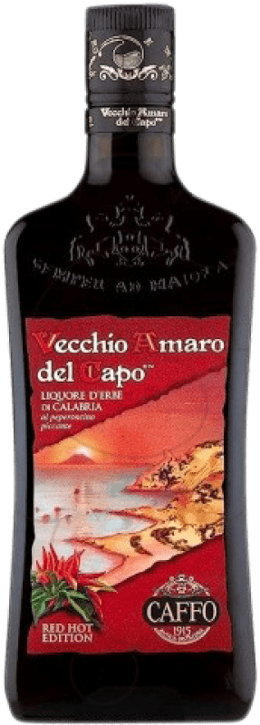 25,95 € Бесплатная доставка | Ликеры Fratelli Caffo Vecchio Amaro del Capo Red Hot Edition Италия бутылка 70 cl