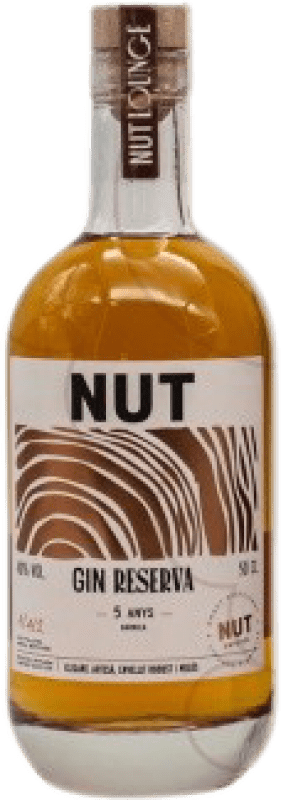 64,95 € 免费送货 | 金酒 Gin Nut 橡木桶, 珍藏 西班牙 5 岁 70 cl