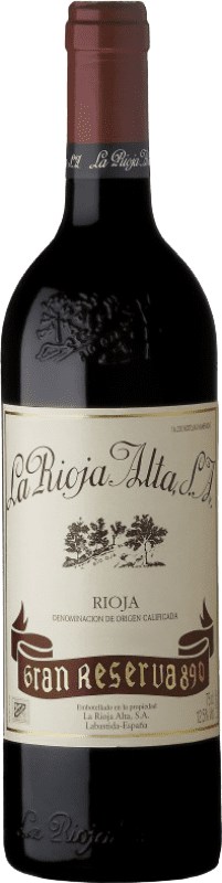 372,95 € 送料無料 | 赤ワイン Rioja Alta 890 グランド・リザーブ D.O.Ca. Rioja ラ・リオハ スペイン マグナムボトル 1,5 L