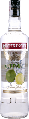 5,95 € Spedizione Gratuita | Vodka Antonio Nadal Rushkinoff Lime Spagna Piccola Bottiglia 20 cl