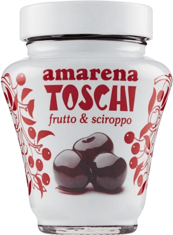 19,95 € Envio grátis | Licores Toschi Cereza Amarena Frutto & Sciroppo Itália Garrafa Medium 50 cl Sem Álcool