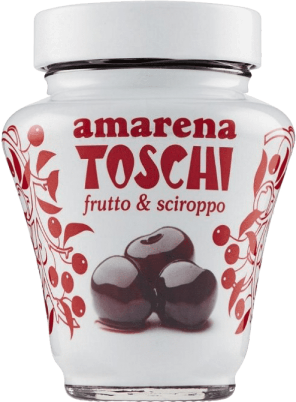 19,95 € Free Shipping | Liqueurs Toschi Cereza Amarena Frutto & Sciroppo Italy Medium Bottle 50 cl Alcohol-Free