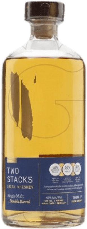 56,95 € Kostenloser Versand | Single Malt Whisky Two Stacks Irland 70 cl