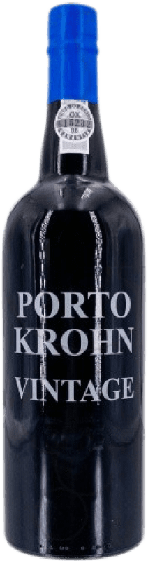 51,95 € Бесплатная доставка | Крепленое вино Krohn Vintage I.G. Porto порто Португалия бутылка 75 cl