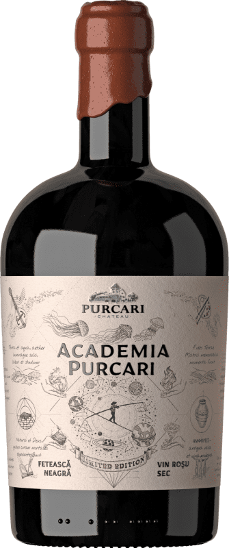 57,95 € Envio grátis | Vinho Tinto Château Purcari Academia Moldávia, República Fetească 75 cl