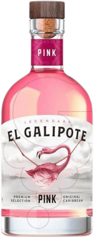 18,95 € Envío gratis | Licores El Galipote Pink — Rosado Lituania 70 cl Rum — Ron