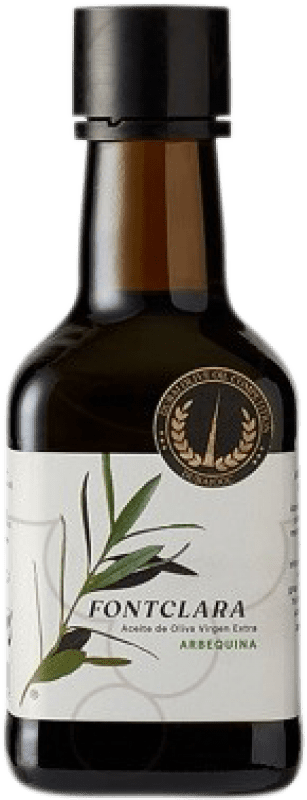 16,95 € Spedizione Gratuita | Olio d'Oliva Fontclara EVO Extra Vergine Catalogna Spagna Arbequina Bottiglietta 25 cl