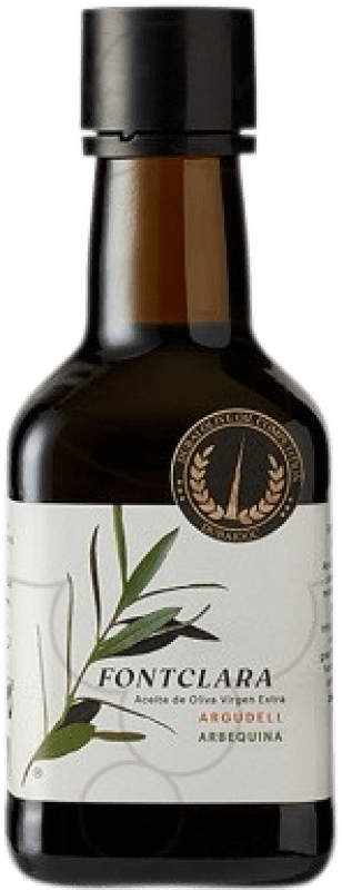 12,95 € Free Shipping | Olive Oil Fontclara Oli Coupage Catalonia Spain Arbequina, Argudell Small Bottle 25 cl