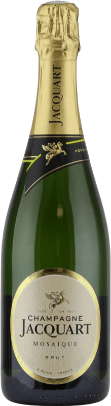672,95 € Envío gratis | Espumoso blanco Jacquart Mosaique Brut Gran Reserva A.O.C. Champagne Champagne Francia Botella Salmanazar 9 L