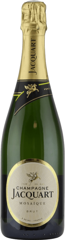 154,95 € 免费送货 | 白起泡酒 Jacquart Mosaique 香槟 大储备 A.O.C. Champagne 香槟酒 法国 瓶子 Jéroboam-双Magnum 3 L