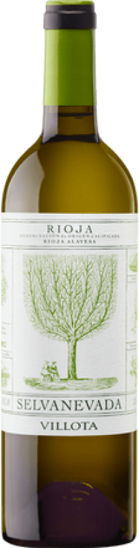 11,95 € Envío gratis | Vino blanco Villota Selvanevada Blanco D.O.Ca. Rioja La Rioja España Botella 75 cl