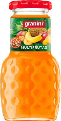 37,95 € Free Shipping | 24 units box Soft Drinks & Mixers Granini Cóctel de Frutas 100% Exprimido con Pulpa Spain Small Bottle 20 cl