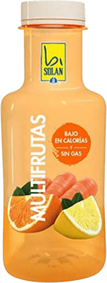 21,95 € Kostenloser Versand | 24 Einheiten Box Softdrinks Solán de Cabras Bisolan Multifruta PET Kastilien und León Spanien Drittel-Liter-Flasche 33 cl