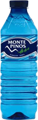 19,95 € Бесплатная доставка | Коробка из 35 единиц Вода Monte Pinos PET Кастилия-Леон Испания бутылка Medium 50 cl
