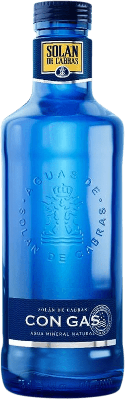 33,95 € 免费送货 | 盒装12个 水 Solán de Cabras Gas Vidrio 卡斯蒂利亚莱昂 西班牙 瓶子 75 cl