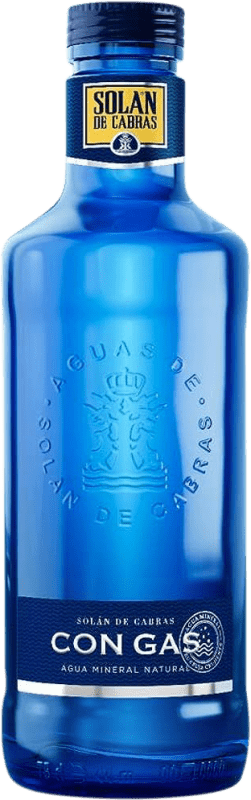 34,95 € Envío gratis | Caja de 12 unidades Agua Solán de Cabras Gas Vidrio Castilla y León España Botella 75 cl