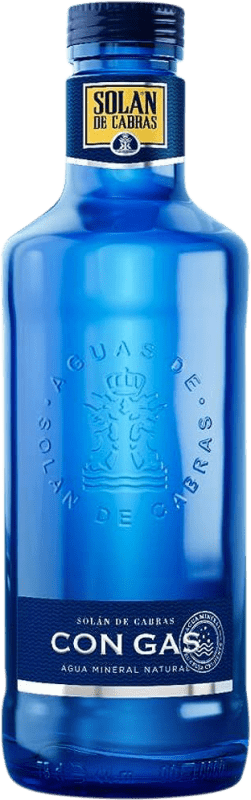 39,95 € Kostenloser Versand | 12 Einheiten Box Wasser Solán de Cabras Gas Vidrio Kastilien und León Spanien Flasche 75 cl