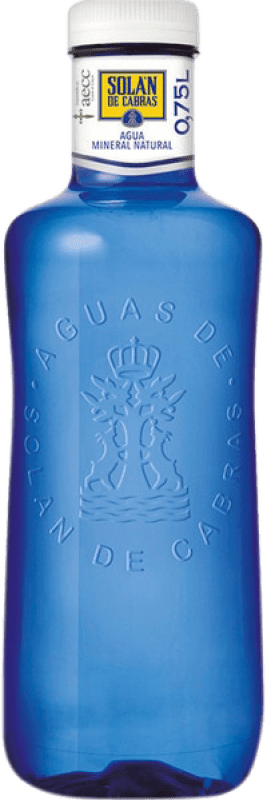 19,95 € Kostenloser Versand | 12 Einheiten Box Wasser Solán de Cabras Premium Kastilien und León Spanien Flasche 75 cl Glas