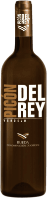 6,95 € 免费送货 | 白葡萄酒 Picón del Rey Sobre Lías — 酒泥陈酿 D.O. Rueda 卡斯蒂利亚莱昂 西班牙 Verdejo — 维德霍 75 cl