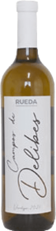 6,95 € Spedizione Gratuita | Vino bianco Campos de Delibes D.O. Rueda Castilla y León Spagna Verdejo Bottiglia 75 cl