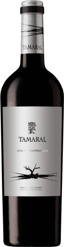 12,95 € Free Shipping | Red wine Tamaral Oak D.O. Ribera del Duero Castilla y León Spain Tempranillo Bottle 75 cl