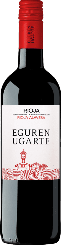 6,95 € Бесплатная доставка | Красное вино Eguren Ugarte Дуб D.O.Ca. Rioja Страна Басков Испания бутылка 75 cl