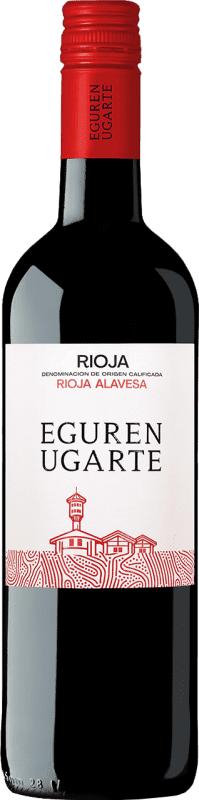 5,95 € Free Shipping | Red wine Eguren Ugarte Oak D.O.Ca. Rioja Basque Country Spain Bottle 75 cl