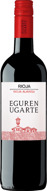 6,95 € Spedizione Gratuita | Vino rosso Eguren Ugarte Quercia D.O.Ca. Rioja Paese Basco Spagna Bottiglia 75 cl