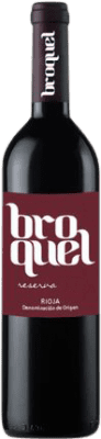 6,95 € Kostenloser Versand | Rotwein Broquel Reserve D.O.Ca. Rioja La Rioja Spanien Flasche 75 cl