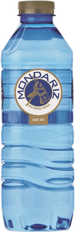 8,95 € Бесплатная доставка | Коробка из 15 единиц Вода Mondariz PET Галисия Испания бутылка 1 L